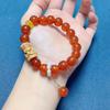Red Agate Zhakilam Bracelet - Chinese Style Original DIY Design