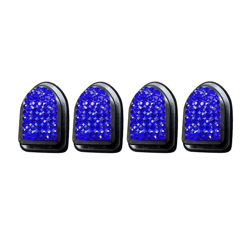 4PCS Multifunction Diamond Crystal Hooks Car Hanging Bag Holder Ornament Decor Hook Universal Creative Auto Interior Accessories