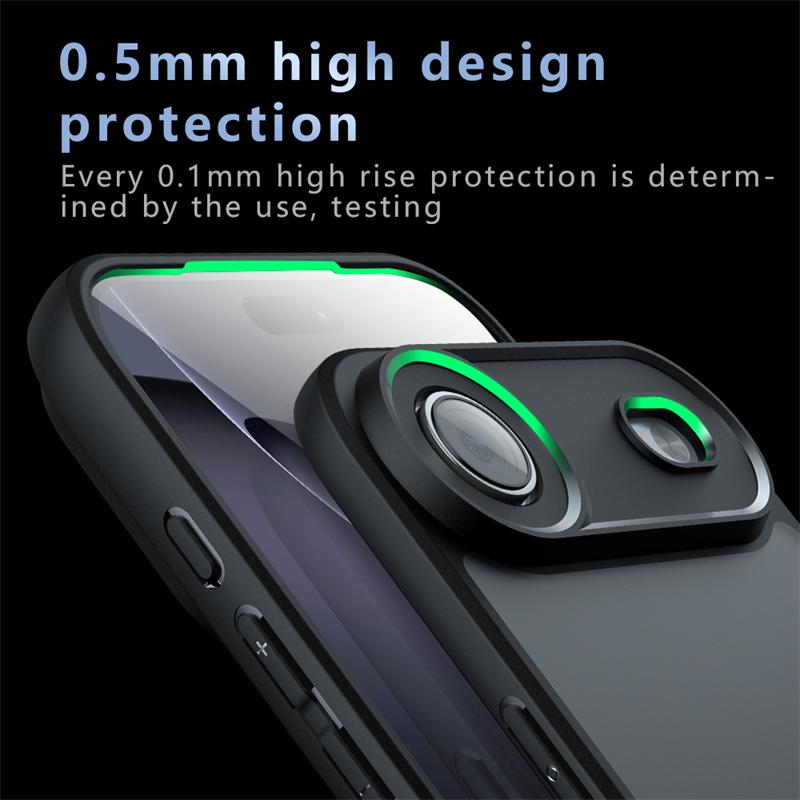 Translucent Matte Phone Case For iPhone 17 Pro Max Anti-knock Matte Back Cover For iPhone 17 Air Case For iPhone 17 Pro Max Case