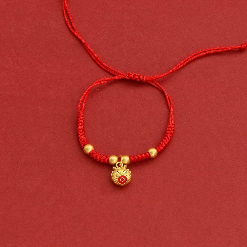 Zodiac Red String Bracelet with Luck Bells – Auspicious Design for Couples & Best Friends