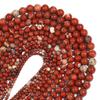 Red Jaspers 4 6 8 10 12mm Stone Round Loose  Beads Jewelry Making Fashion Accessories 15" DIY