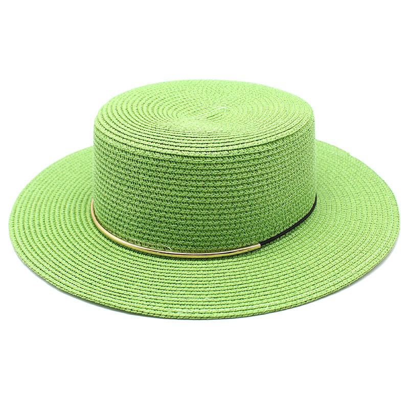 Classic Irish Straw Hat With Wide Brim For Summer Sun Protection And Breathability
