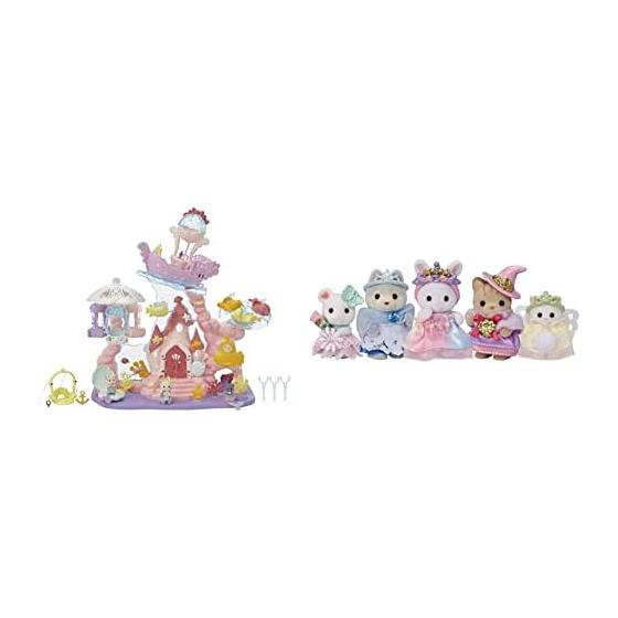 Sylvanian Families Yumeiro Mermaid Castle + Yumeiro Baby Princess Set