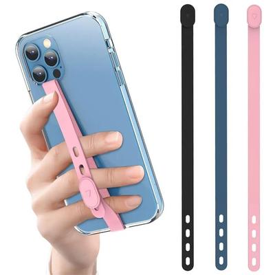 Universelles Silikon-Handy-Lanyard Anti-Verlust Elastisches Handy-Handband Verstellbares Handyhüllen-Armband Handy-Zubehör