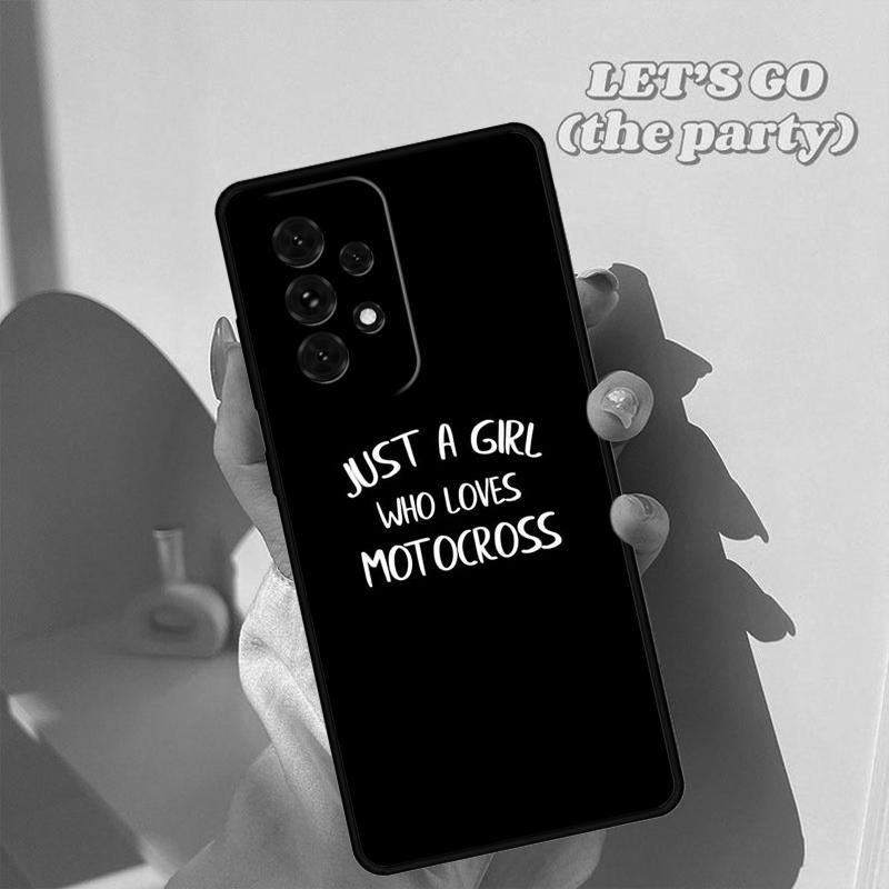 Capa de Celular Moto Bike Motocross Para Samsung Galaxy A42 A31 A40 A51 A71 A32 A80 A91 A52 A72 A73 A20e A21S A50 A70 A11 A12 Capa