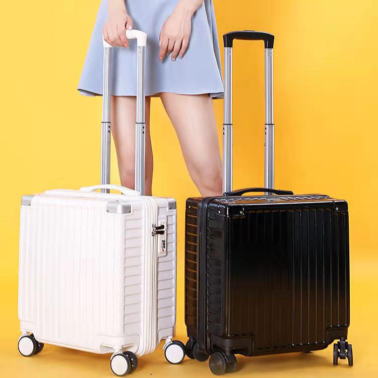 Lightweight Mini Trolley Suitcase with Combination Lock, 18-20 Inch - Ideal for Students and Kids.