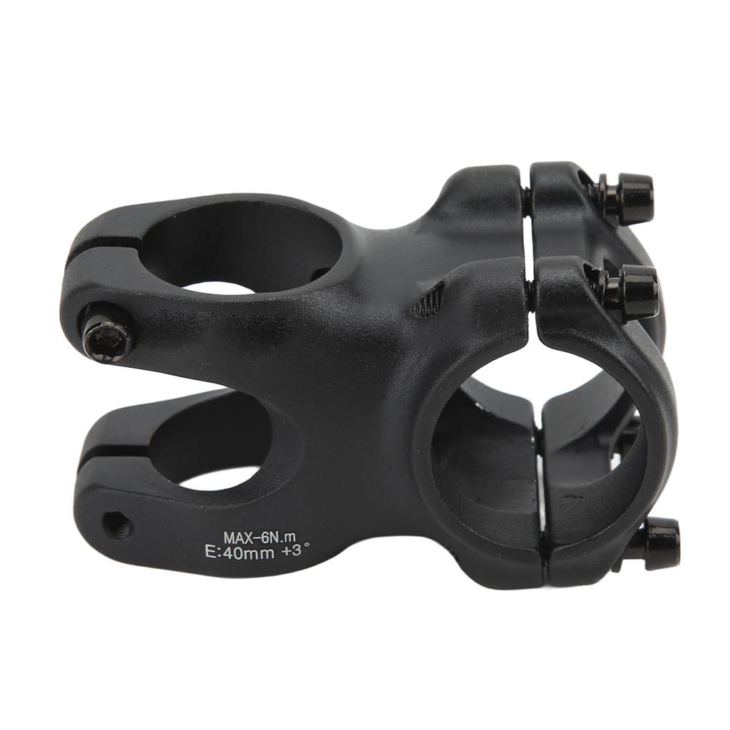 Wspornik Rowerowy Rower Górski Wydrążony Antypoślizgowy Odporny na Zużycie Stop Aluminium Czarny Wspornik DIY Rower