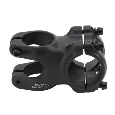 Bike Stem Mountain Bike Hollow Anti Skid Wear Resistant Aluminum Alloy Black Stem DIY Bike