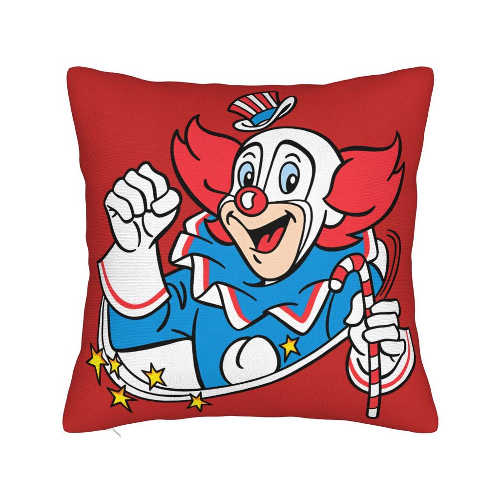 Funny Clowns B-Bozoeds Pillowcases Vintage Pillow Case For Living Room Bed Chair Design Pillow Cover