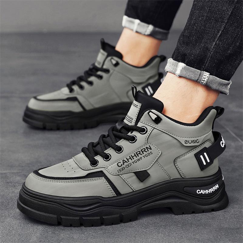 Fashion CYYTL Mens Boots Winter Casual Shoes Cowboy Combat Tactical Motorcycle Chelsea Ankle Work Leather Outdoor Hiking Designer Luxury