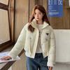 New Stand-up Collar Jacket Short Down Cotton Clothes Women's Winter Small Thickened Bread Clothes Jacket Trendy