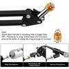 Microphone Desk Arm Stand Mount Boom Scissor Smartphone Clip Mic Holder with Tripod Mic Arm 360 Degree Rotation