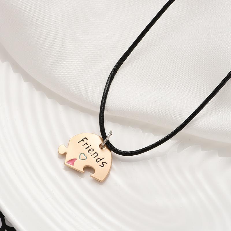 Bunte Beste Freunde Halskette - Europäischer & Amerikanischer Stil für Männer & Frauen
