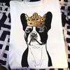 Boston Terrier Dog T-Shirt: Funny Crown Graphic Tee
