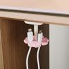 Blumen-Kabel-Organizer Klebend Zuhause Büro Nachttisch Schreibtisch Kabelhalter Kabelmanagement-Clip Ladekabel für das Telefon
