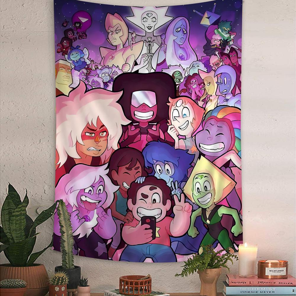 Cartoon Network S-Steven U-Universe Arazzo Stampa Artistica Arte Fantascienza Stanza Arredamento Casa Arte da Parete Decorazione