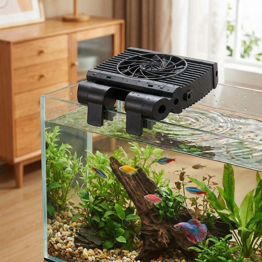 Variable Speed Fish Tank Chiller Fan 1/2/3/4/5/6 Head Heat Dissipation Fan Fishbowl Culture