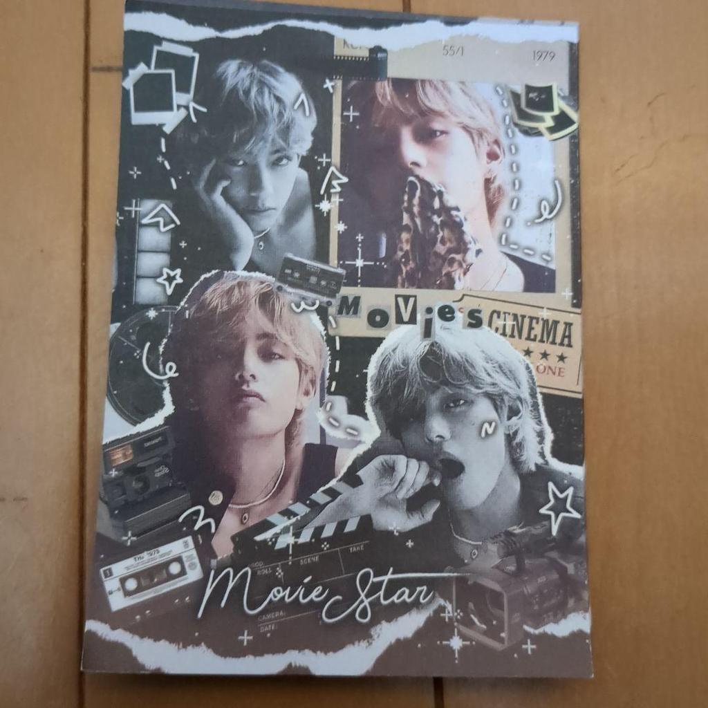 [USED] BTS V Korean Producer Large Memo Paper 13 Types, Small 1 Type Total 14 Types, 140 Sheets