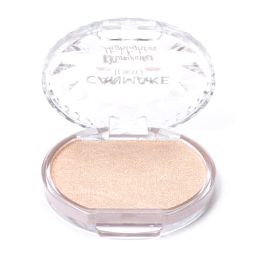 CANMAKE Cream Munyutto Highlighter 01 Moonlight Gem 3.8g Raw Rare Highlighter Adhesive Smooth White Beige 1