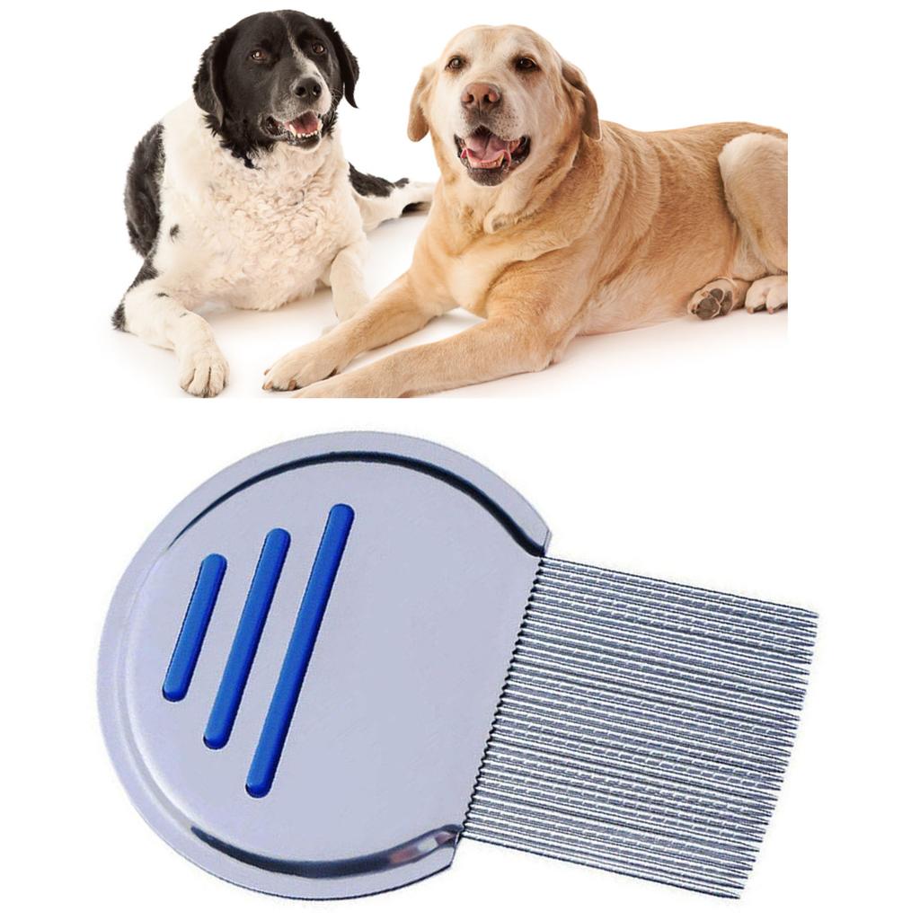 Bug Comb Multipurpose Safe Painless Comfortable Stainless Steel Dog Cat Grooming Comb for Pet