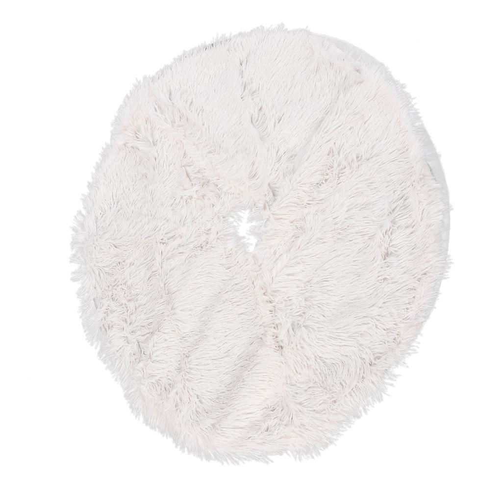 Christmas Tree Skirt Floor Mat Base Cover Round Carpet for Xmas New Year Party Holiday Home