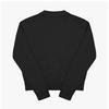 Acne Studio C60104 Black  900  Face Logo Patch V Neck Public Cardigan