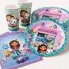 Gabby Birthday Party Plates Cups Napkin Balloons Cat Dollhouse Party Supplies Disposable environmental Tableware Picnic portable