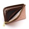 AGILITY Affa Smartphone Wallet with Cowhide Mini Wallet with Floral "Smart Wallet" L-shaped Zipper, Leather, Pattern, Women's
