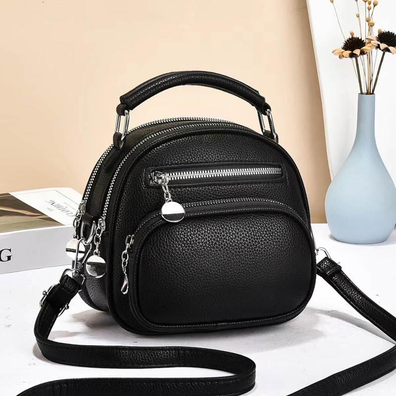 Women handbag and purses PU Leather Crossbody Shoulder Bags small vintage Multi-layer Lady Totes Cell phe Wallet borsa