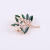 Korean Temperament Brooch Delicate Branch Pearl Drop Oil Brooch New Fashion Still Decorated Female Accessories Party Gift Brooch