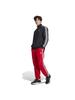Adidas Pletená tepláková souprava pro muže s šarlatovými 3 pruhy, Černá/Bílá/Lepší (IJ6060) J/S