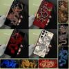 Chinese Dragon Phone Case For Samsung Galaxy S25 Ultra S9 S10 S20 FE S21 S22 S23 Plus S24 Ultra Full Cover