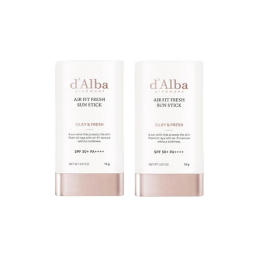 d'Alba Vegan Air Fit Fresh Sun Stick SPF50+ PA++++ 19g × 2