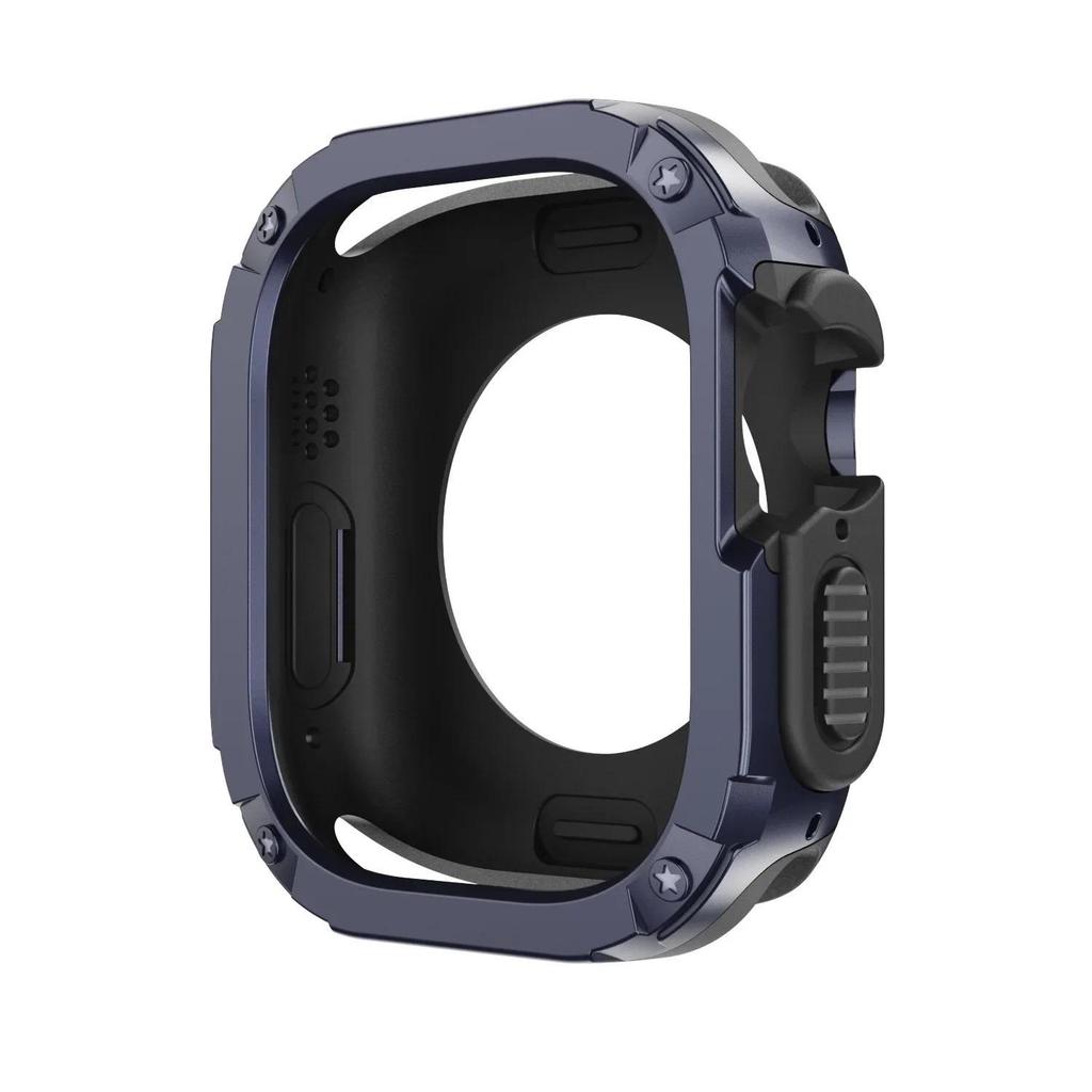 Etui 2 w 1 do Apple Watch Series 10/9/8/7/SE/6/5/4 Ultra 46mm 42 45 40 44 49mm TPU + PC Odporny na wstrząsy Ochronny Zderzak dla iwatch