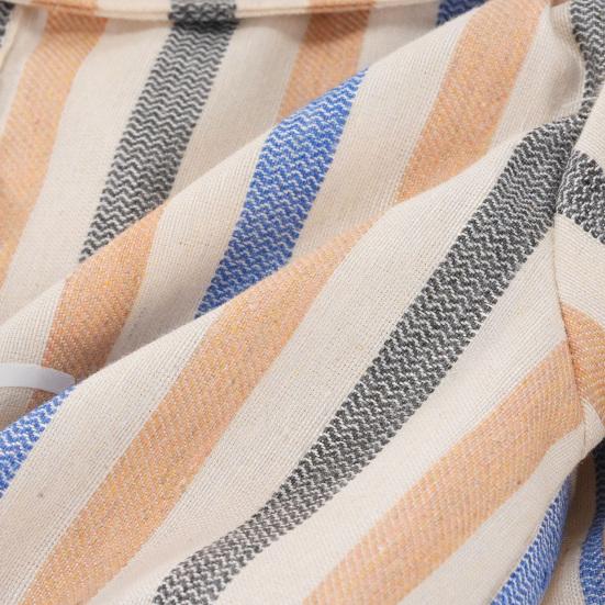 Yousheng Pet Shirt with Stripes And Plush Bear Button Down Short Sleeve Summer Puppy Outfits Breathable Pet T Shirt for Small Medium Dogs