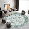 Mandala-Druck Runder Teppich Nordisch Modern Wohnzimmer Rutschfester Teppich Couchtisch Fußmatte Schlafzimmer Bodenteppiche Erkerfenster Stuhlmatte