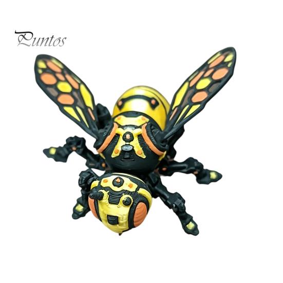 Unique Shelf Display Item 3D Printed Articulated Bee Figure Toy, Keychain Ornament, Posable Mechanical Customizable Poseable Insect Figurine