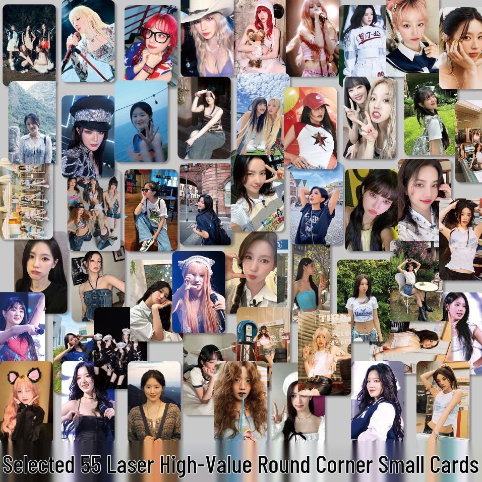 Official (G)I-DLE Photo Card Set: Song Yuqi, Cho Miyeon, and Ye Shuhua Lomo Cards - Female Group Merchandise Album