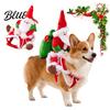 Festive Dog Clothes for Parties Santa Riding Pet Christmas Costume 3D Funny Rider Outfit Small Medium Apparel Dogs & Cats Adjustable Holiday Cosplay