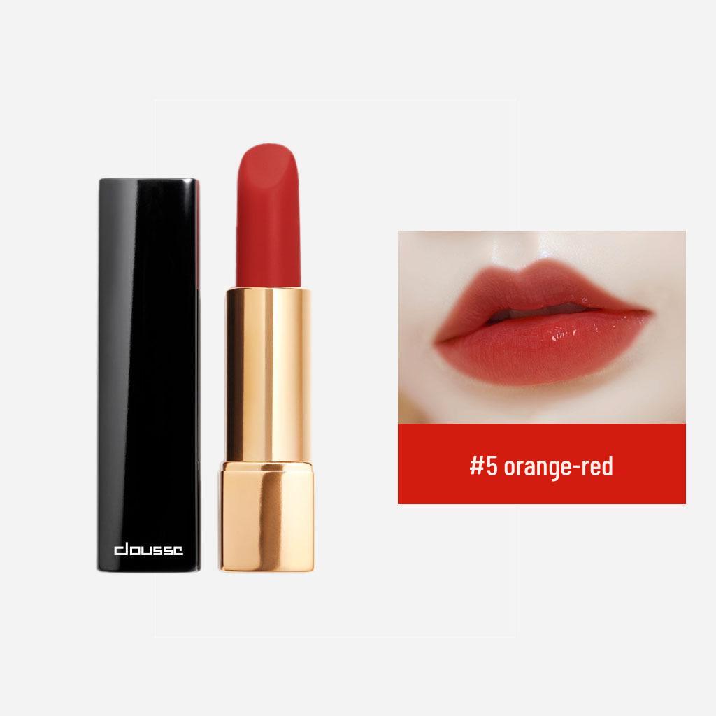 Moisturizing Matte Milk Tea Lipstick: Hydrating, Long-Lasting, and Fade-Resistant Nude Shade for Students