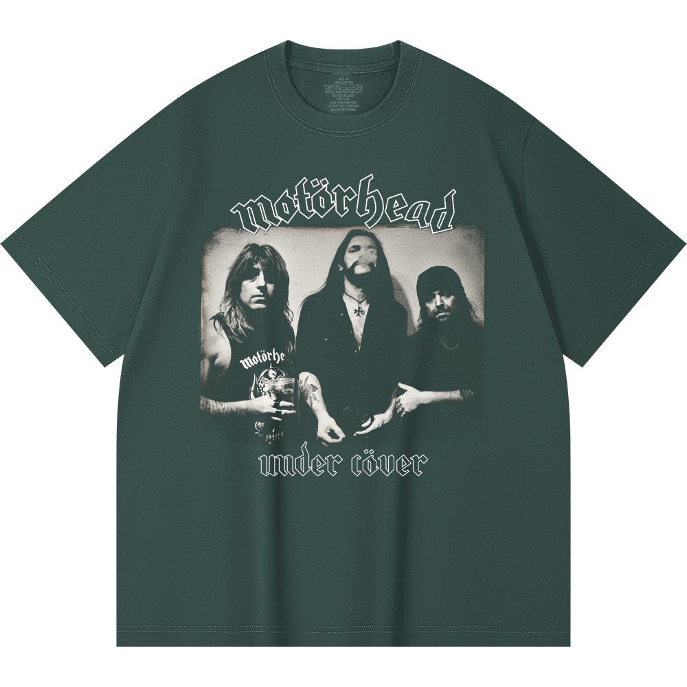 230 Gsm 100% Cotton Heavy Metal T-Shirt  Rock Band Popular Music Print Unisex Heavy Cotton T Shirt
