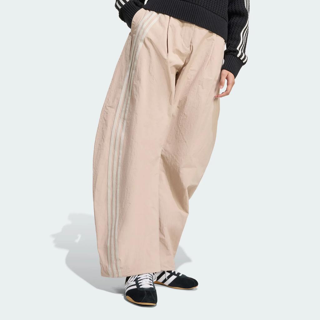 adidas Originals Off Placed Woven Loose Fit Sport Striped Casual Pants Women Bottoms JW3540