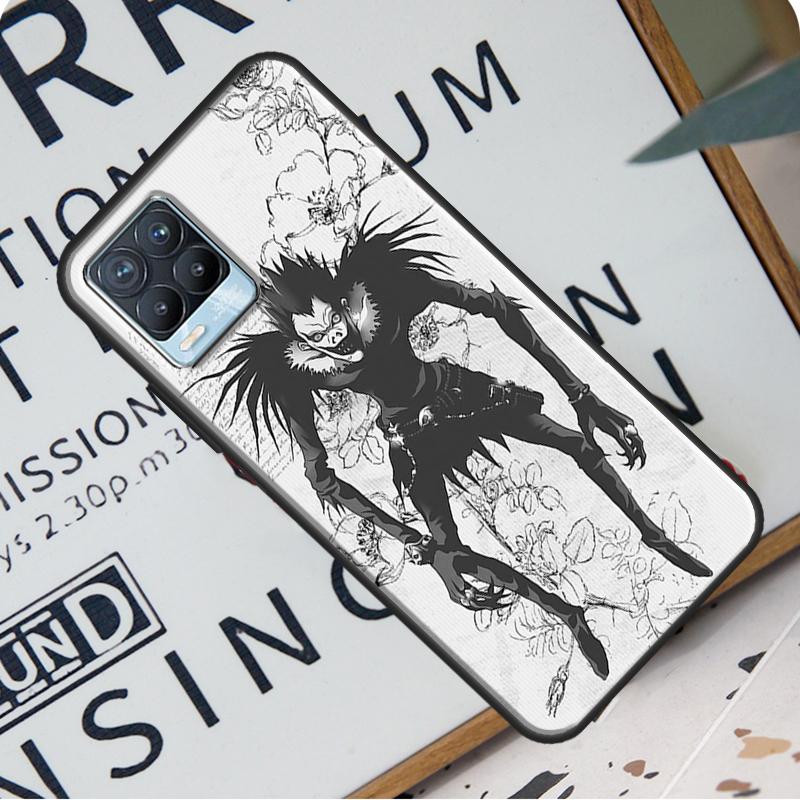 Japan Anime Death Note Case For Realme 8 Pro 8i GT Master GT Neo 2 C21 Back Cover For OnePlus Nord 2 8T 9R 9 Pro