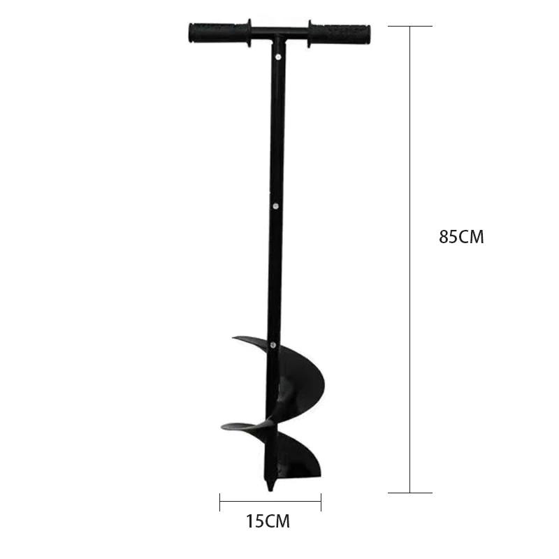 

Ручной ручной экскаватор с Т-образным сверлом и нескользящей ручкой для выкапывания сорняков, посадки корней и глубокой обработки почвы