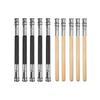 10pcs Double-Ended Pencil Extender for Short Pencils, Wooden Pencil Lengthener for Artists, Students, Drawing & Writing Tools