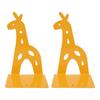 Metal Bookend Steel Cartoon Animal Shaped Non Slip Multifunctional Book End for DVD CD Cabinets