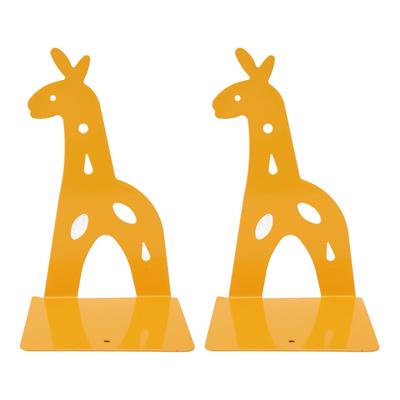Fermalibri in Metallo Acciaio a Forma di Animale dei Cartoni Animati Antiscivolo Multifunzionale Fermalibri per Scaffali per DVD CD