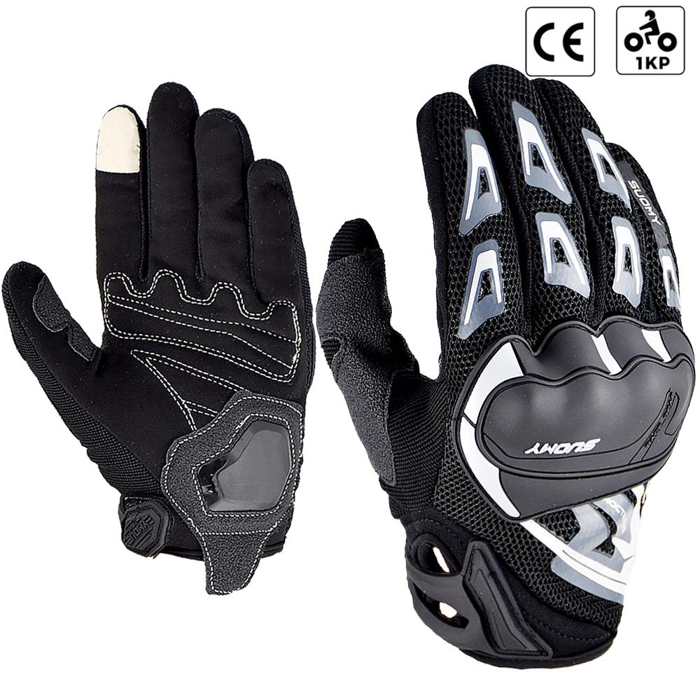 SUOMY Motorcycle Gloves Summer Man Breathable Touch Screen Motorbike Motocross Moto Biker Gloves Motorcycle Accessories