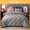 Premium Polyester Duvet Cover Pillow Sham Set With Classic Pintuck Design