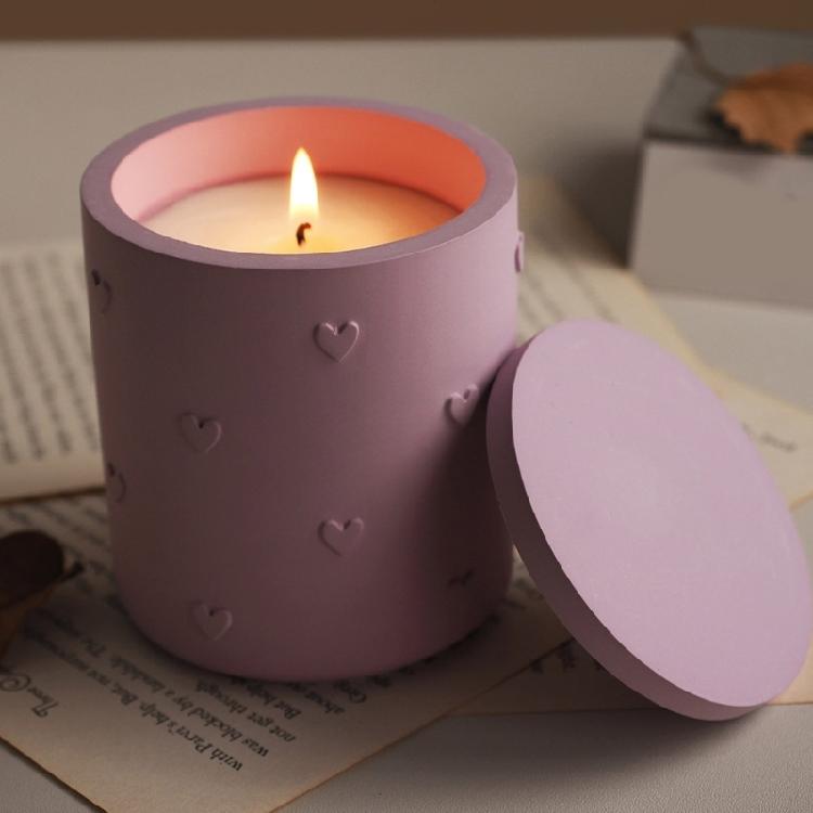 Multi Purpose Silicone Resin Mold Heart Charm Crafting Tool For Epoxy Clay Candle Jar Decorative Container Art Projects